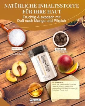 SaunaSalz Mango Pfirsich Inhalt